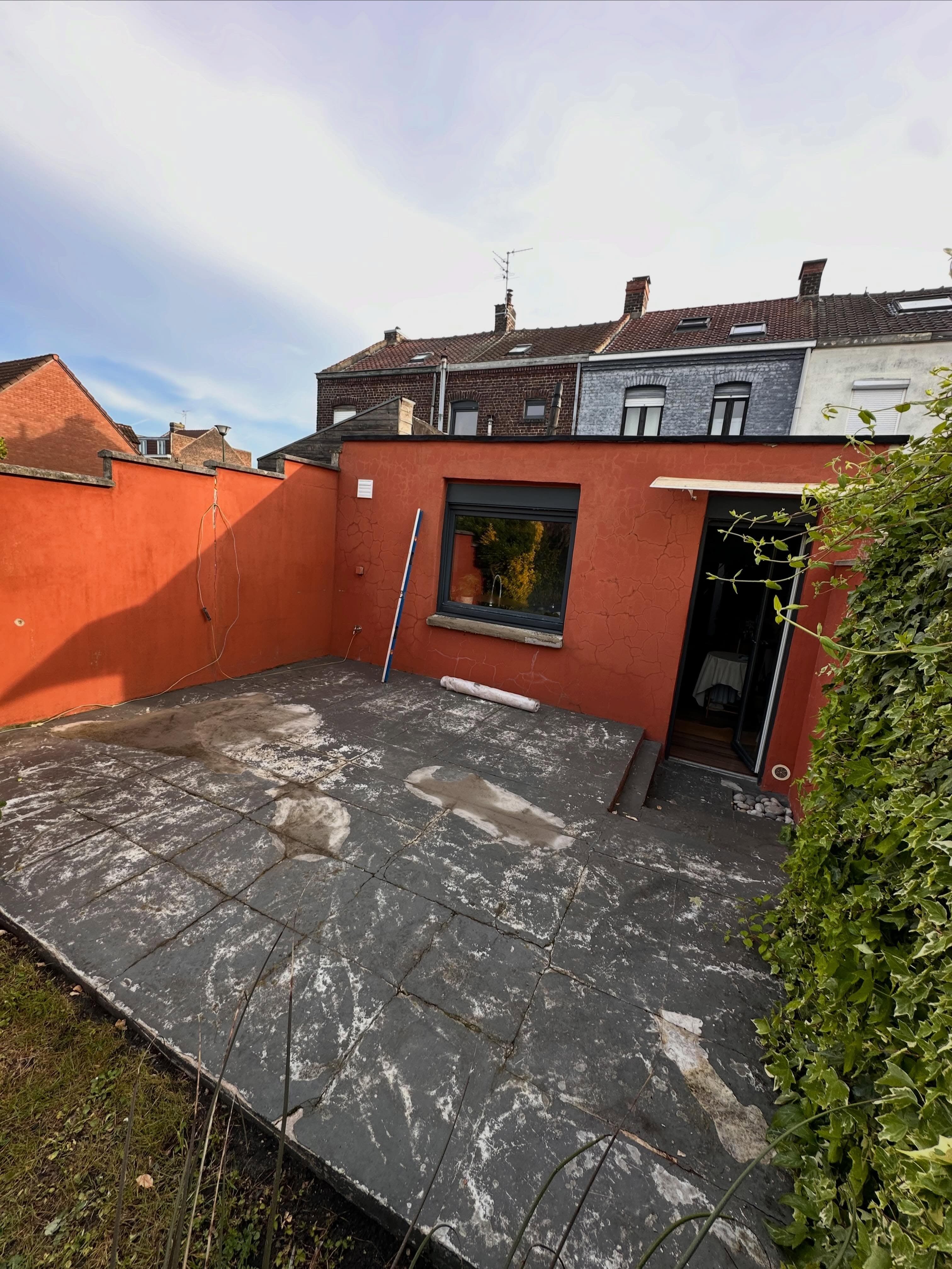 Terrasse en Jatoba et bardage en Ayous — avant